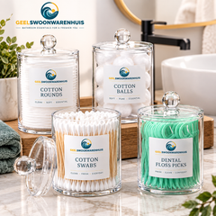 4-Pack Bathroom Storage Organizers – Stylish Bathroom Decor & Home Organization Accessories